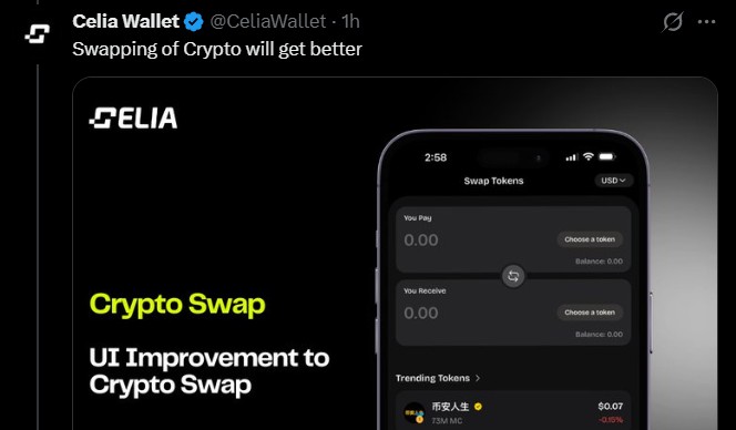 Celia Token listing date and price Celia Token listing date and price