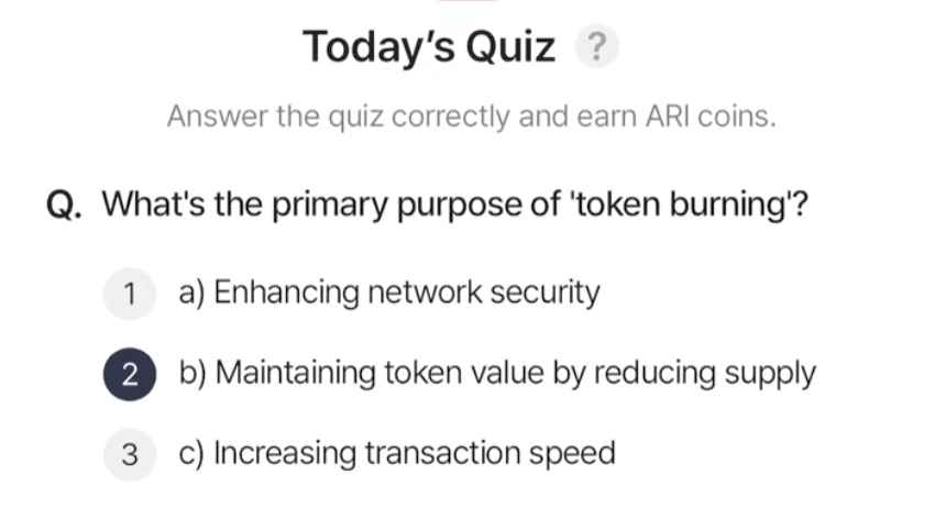 ARI Wallet Daily Quiz Answer 16 April 2025