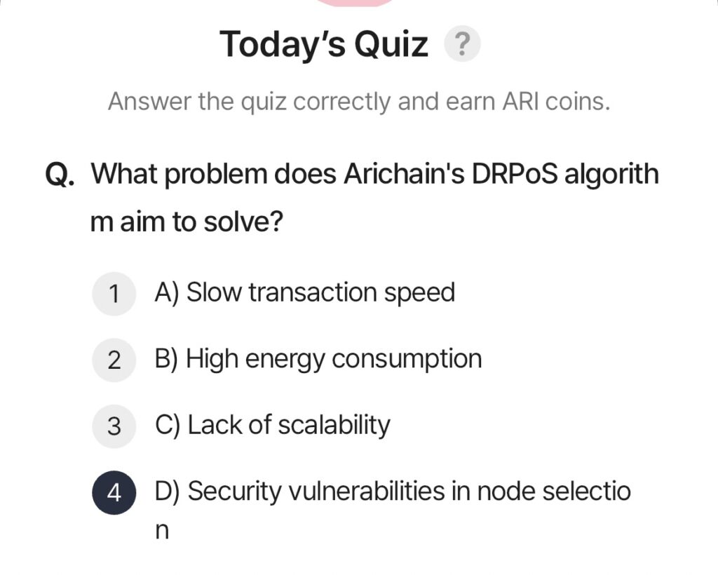 ARI Wallet Daily Quiz Answer 24 April 2025