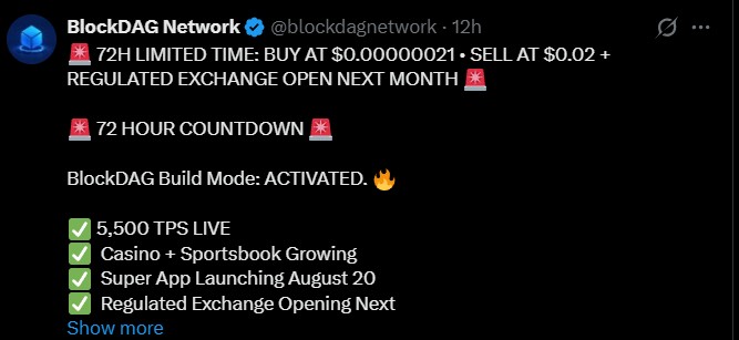 BlockDAG 72-Hour BDAG Promotion, Explained BlockDAG 72-Hour BDAG Promotion, Explained