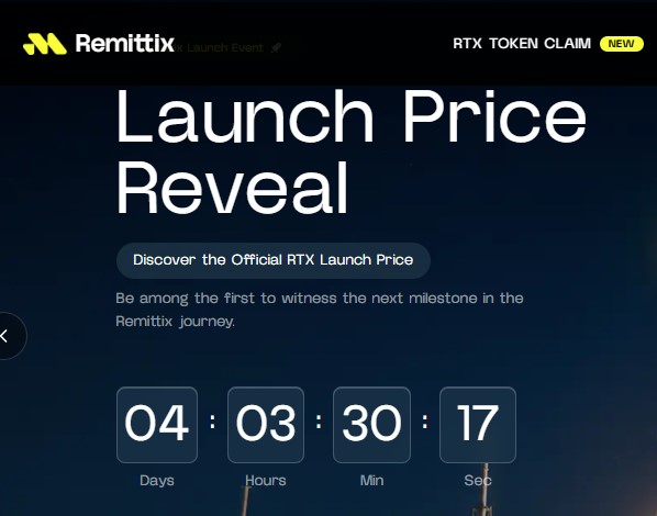 Remittix Launch price reveal