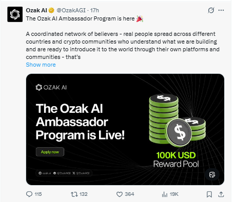 Ozak AI Ambassador Program