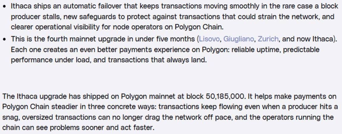 Official website screenshot of blog published