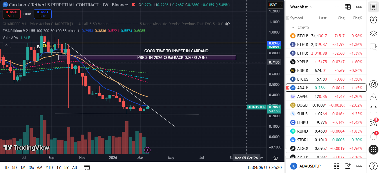 WEEKLY CHART TRADING VIEW 
