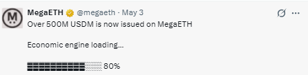 official page on x MegaETH