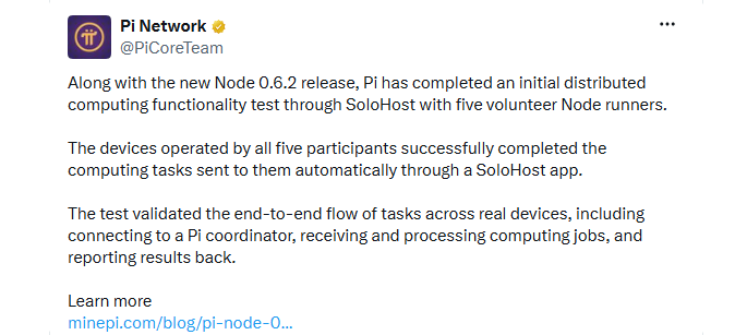 Pi Network Update