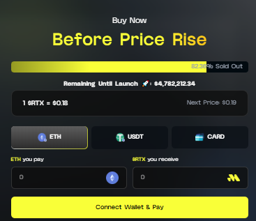 Official Remittix Presale Dashboard