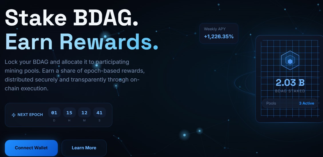 How to Stake BDAG Guide