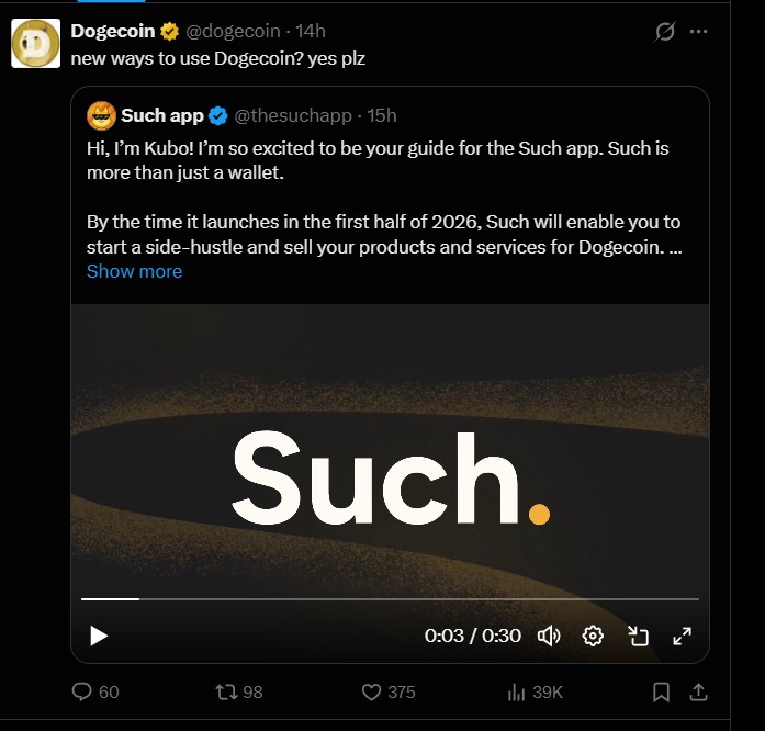 Dogecoin Payment App
