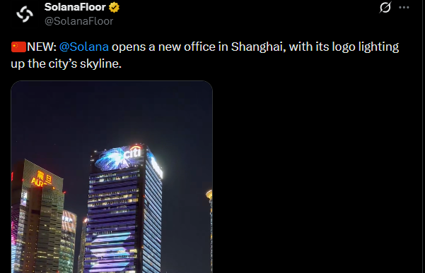 Solana X Post Showing Update