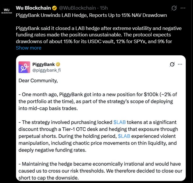 iggyBank $100K LAB Token Trade Explained: iggyBank $100K LAB Token Trade Explained: