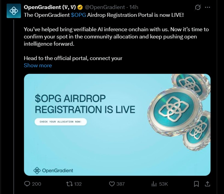 Need an Opengradient airdrop guide