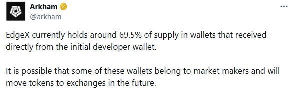 EdgeX Exchange centralization fear