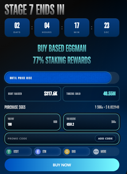 Based Eggman presale status