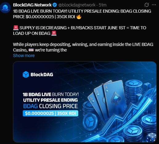 BlockDAG Official Announcement BlockDAG Official Announcement