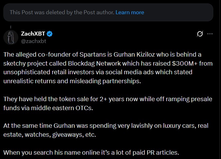 ZachXBT Investigates BlockDAG Network News ZachXBT Investigates BlockDAG Network News