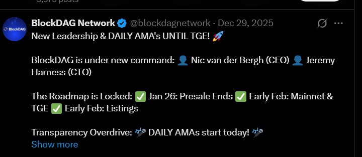 BlockDAG AMA Highlights BlockDAG AMA Highlights