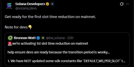 First Slot Time Reduction Coming to Mainnet First Slot Time Reduction Coming to Mainnet