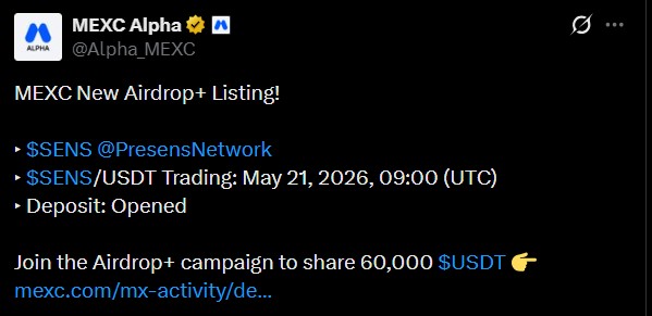 Presens Network Airdrop listing Presens Network Airdrop listing