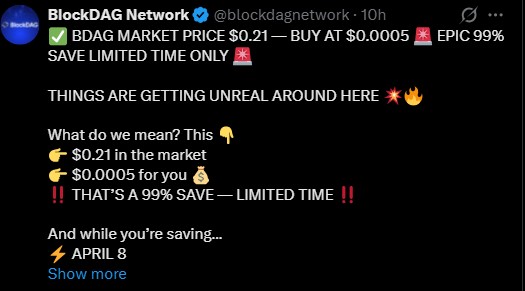 BDAG listing date update 