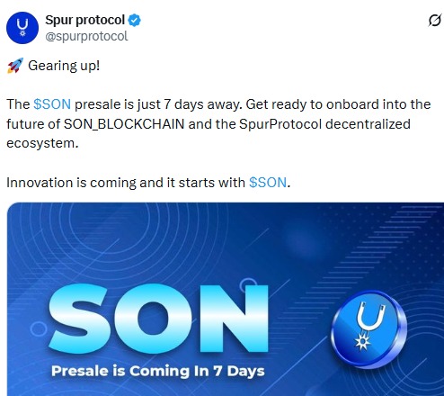 Spur Protocol Son Presale Update Spur Protocol Son Presale Update