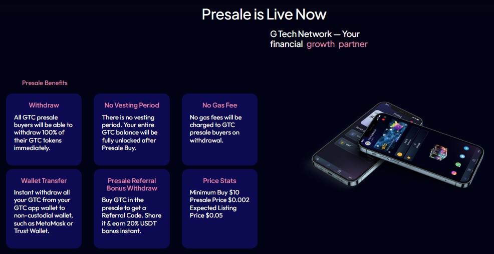 Gtech network presale Gtech network presale