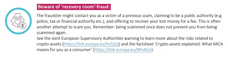 EU MiCA Crypto Frauds