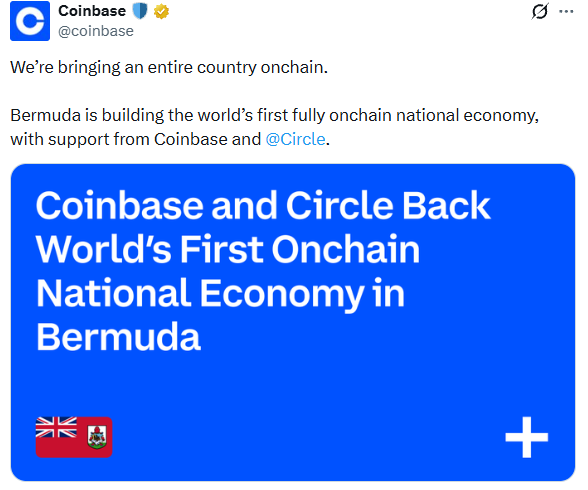 Bermuda shifts on blockchain 