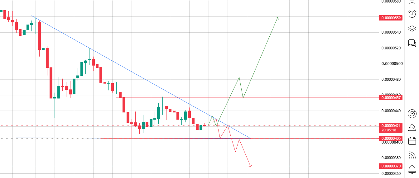 SHIBa inu Descending Triangle SHIBa inu Descending Triangle