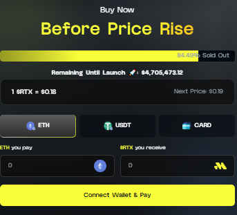 Official Remittix presale dashboard Official Remittix presale dashboard