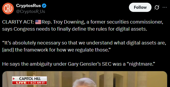 CLARITY Act News Today CLARITY Act News Today