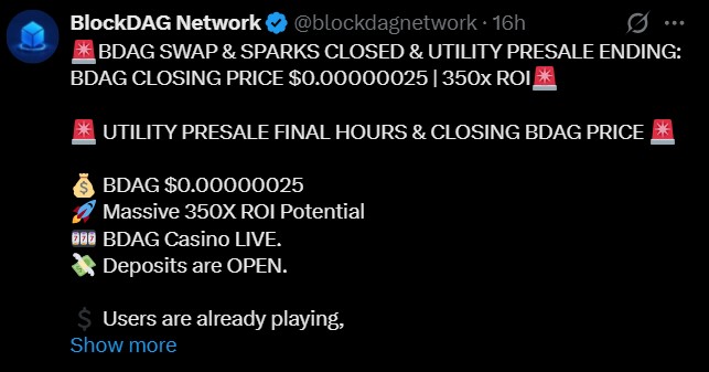 BlockDAG Listing and Buyback