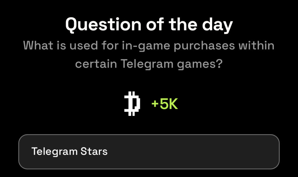 Question of the Day