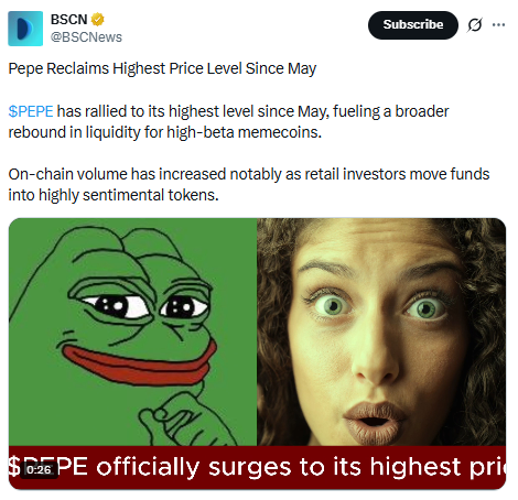 $PEPE Coin News Today