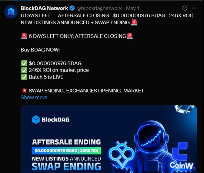 BlockDAG Listing Date: Event and Exchange Plans