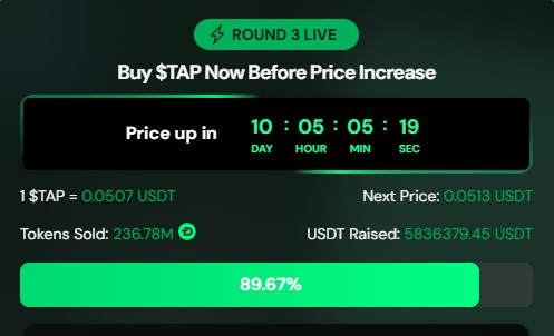 Digitap Presale Price
