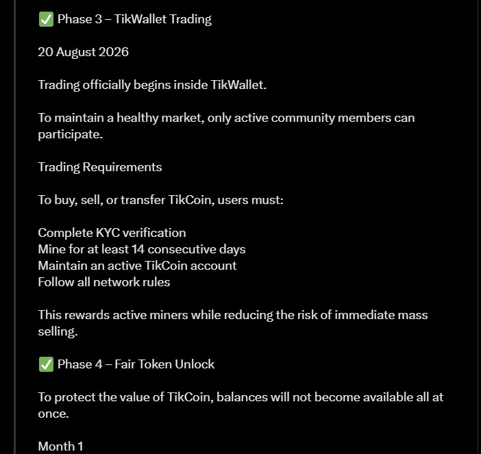 Tikcoin Network Launch date, Listing, and KYC Update Tikcoin Network Launch date, Listing, and KYC Update