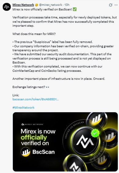 Exchange listings next? Exchange listings next?