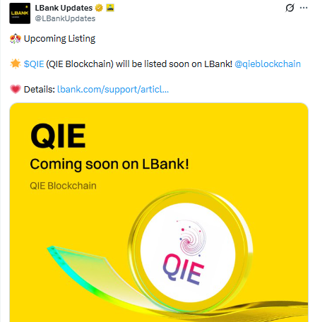 LBank has officially confirmed an upcoming spot listing LBank has officially confirmed an upcoming spot listing