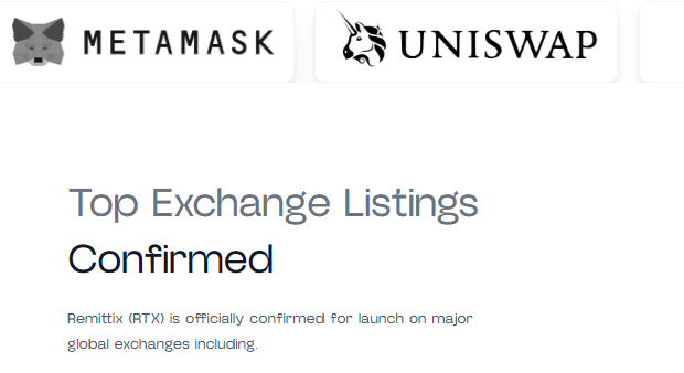 Exchange Listing Confirm