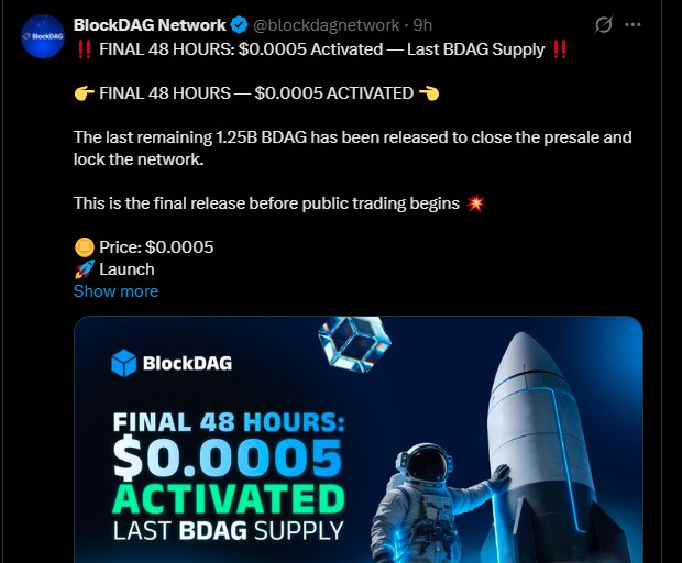 BlockDAG Presale End Date Extension BlockDAG Presale End Date Extension