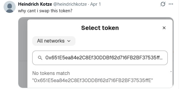 DeepSnitch AI Swap Problem