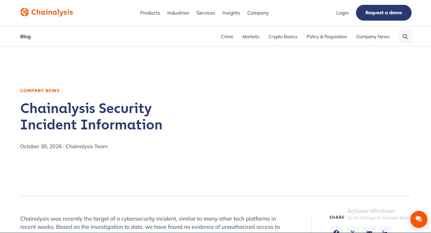 Chainalysis Official Blog Chainalysis Official Blog