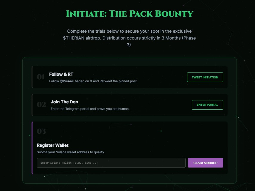 What Is Therian ($THERIAN) Airdrop And How To Qualify?