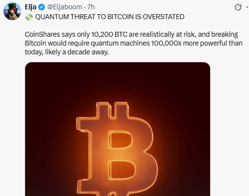 Quantum Threat to Bitcoin