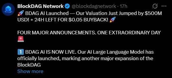 BlockDAG AI and listing BlockDAG AI and listing