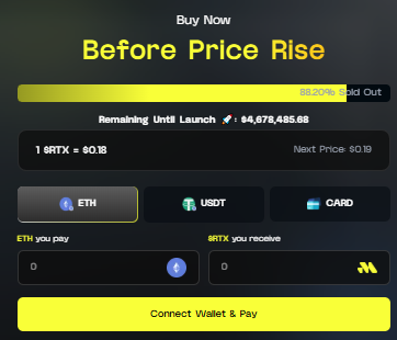 Remittix Presale Dashboard