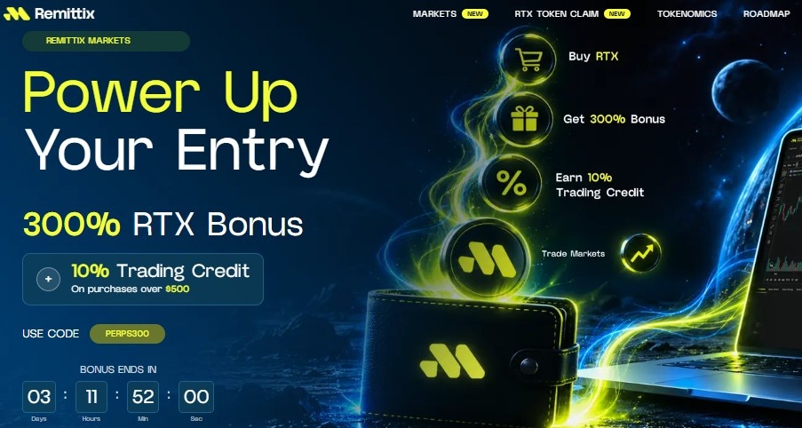 RTX Presale Bonus Tied To Markets RTX Presale Bonus Tied To Markets