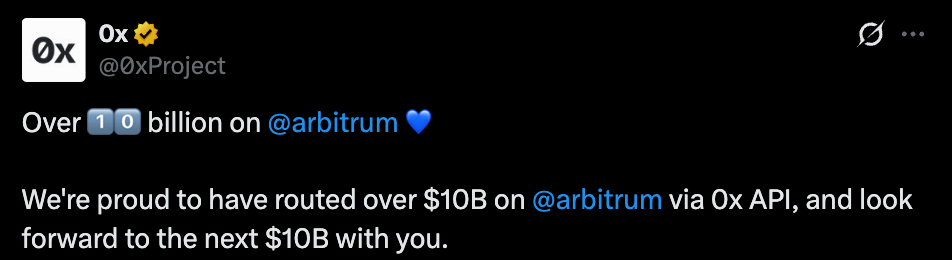 0x official Tweet about the Update
