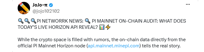 Pi Pioneer Reported Mainnet Progress